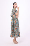 Blue Lotus Maxi Dress