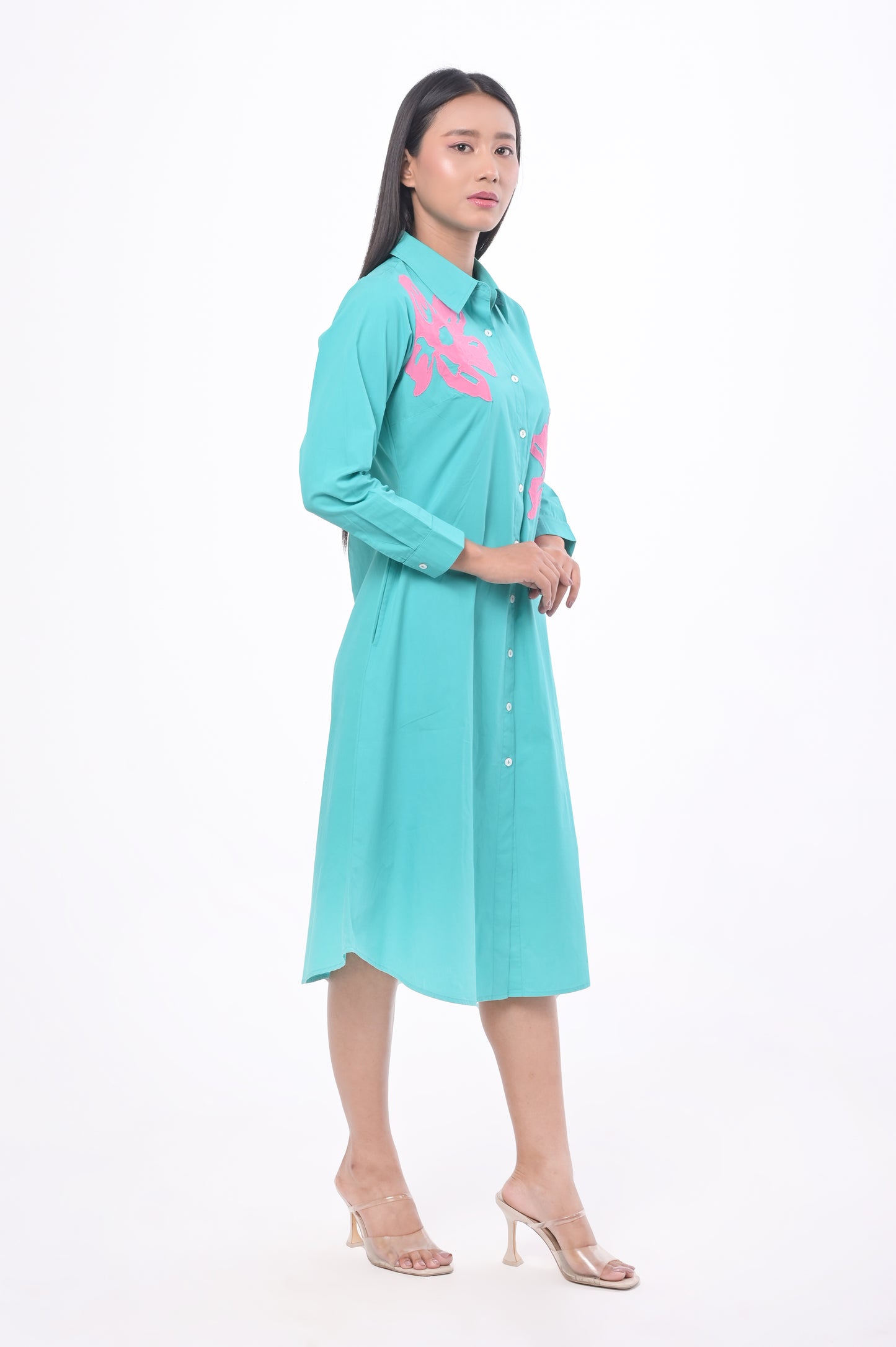 Buttercup Midi Shirt Dress