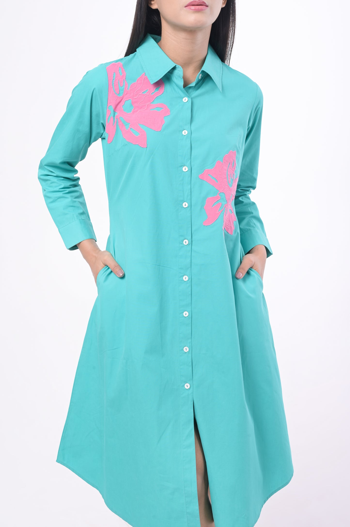 Buttercup Midi Shirt Dress