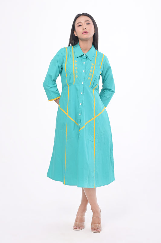 Victoria Midi Shirt Dress