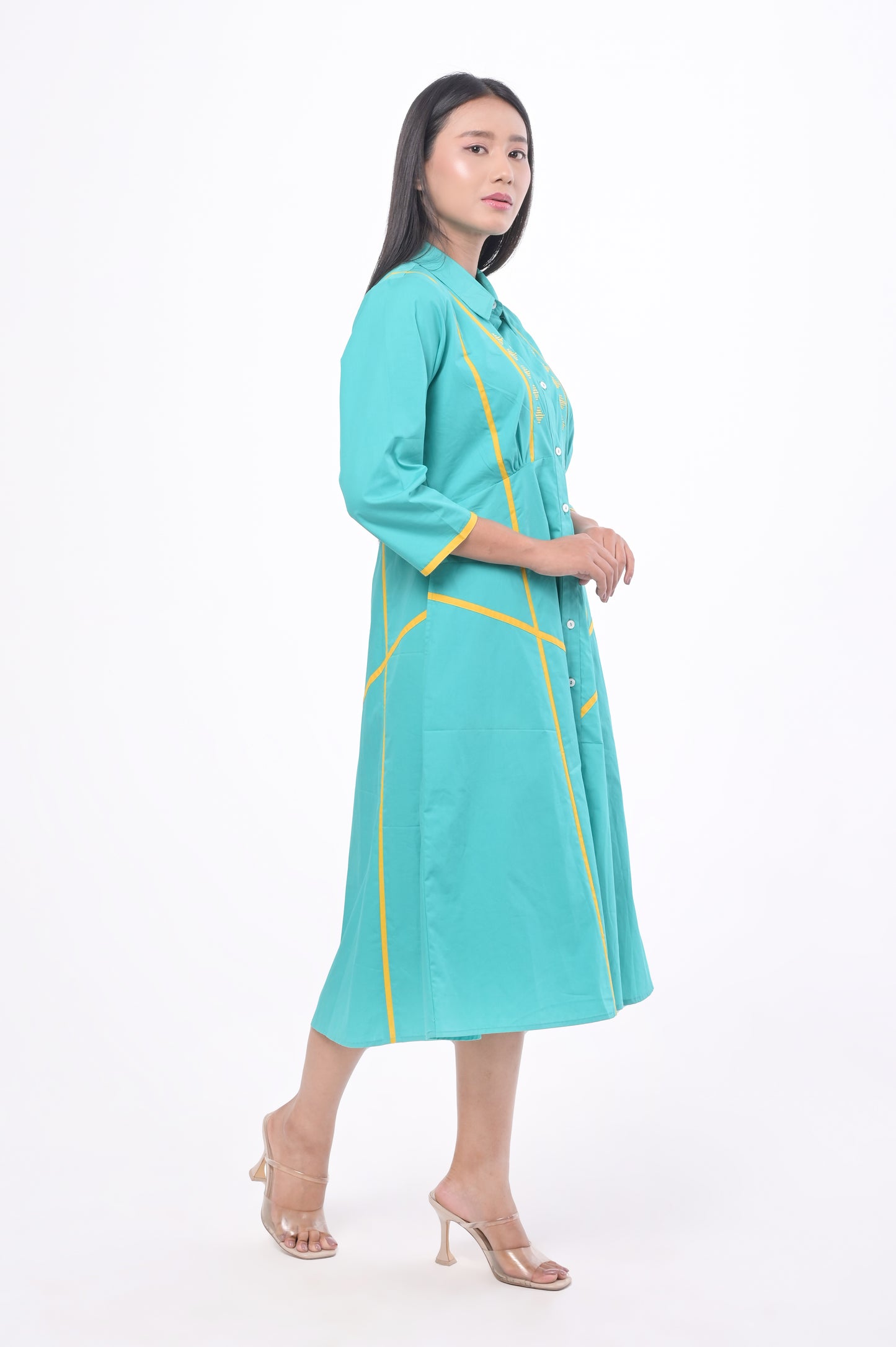 Victoria Midi Shirt Dress